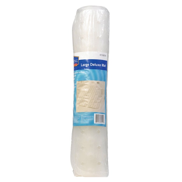 Living Accents Bath Mat 15X31.5 Dlx Clr MB3206CLEAR Zoro